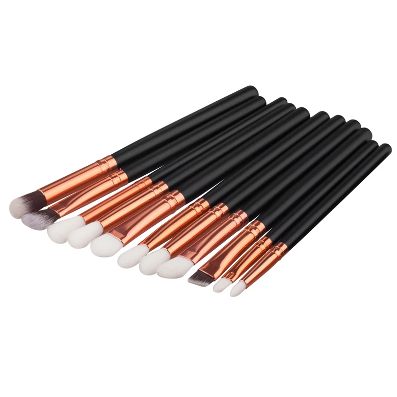 12pcs Beauty Black Eyeshadow Makeup Brushes Tool Wool Set Professional Cosmetic Eye Concealer Brush Blending Amazon Hot Sale 11 (6)