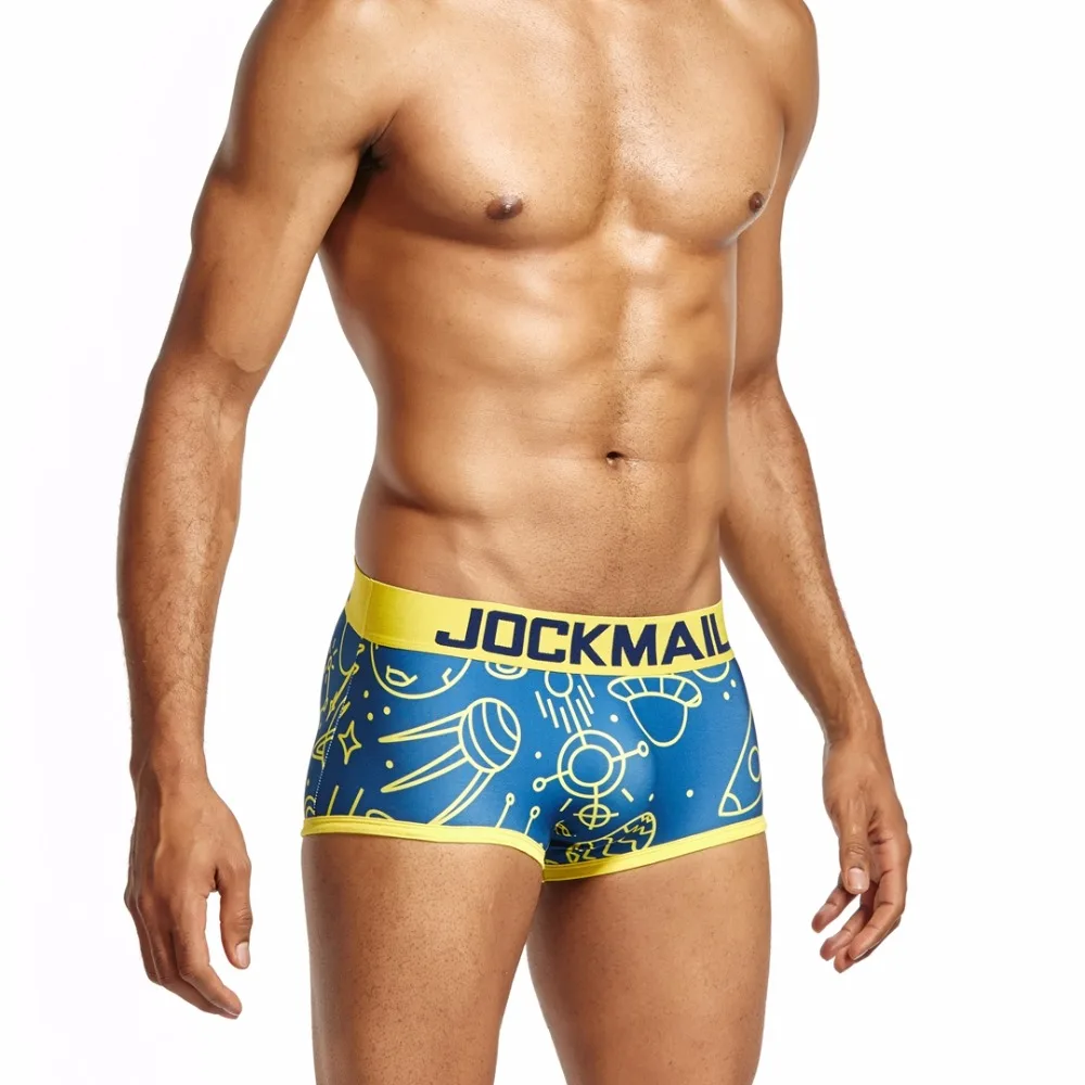 JOCKMAIL, фирменное Мужское нижнее белье, боксеры, шорты, сексуальные мужские трусы, трусы, calzoncillos hombre, боксеры marca cuecas, боксеры для геев, нижнее белье