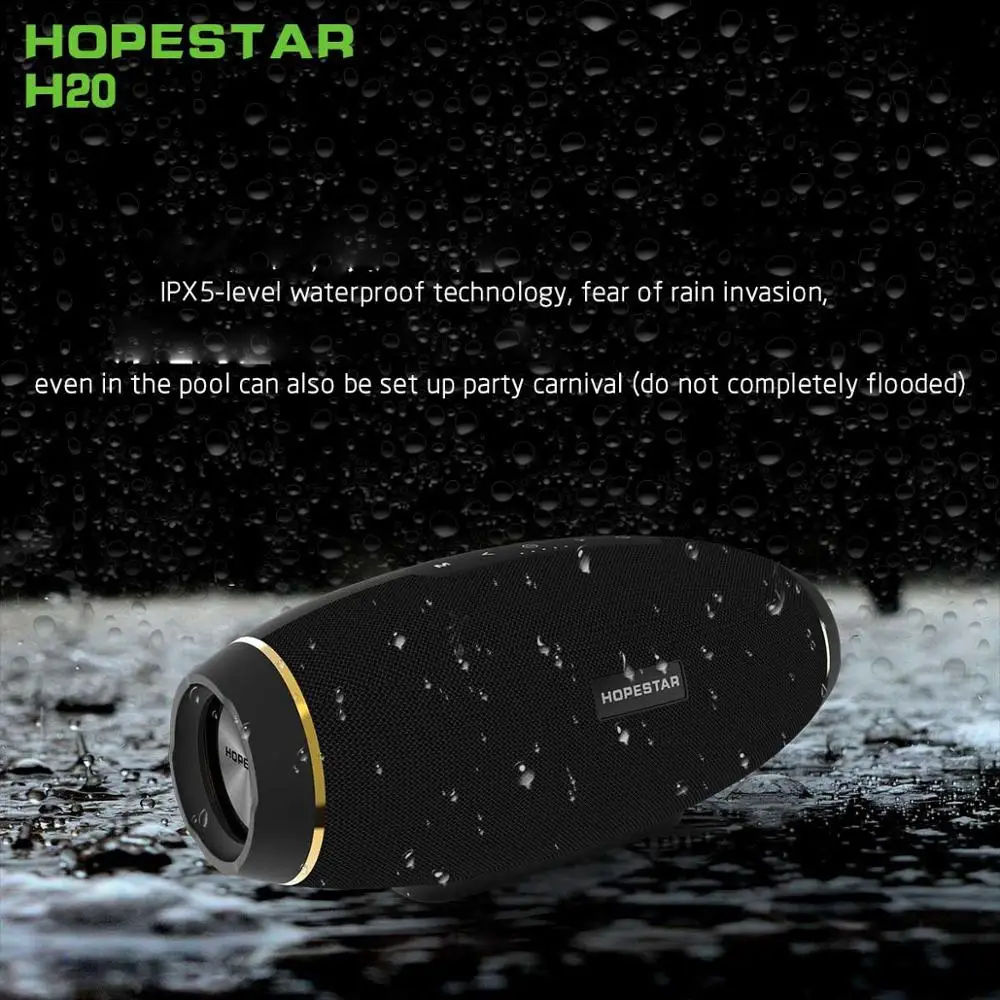 Special  30W Outdoor Bluetooth Speaker IPX5 Waterproof Portable Column Wireless Bass Stereo Subwoofer Music 