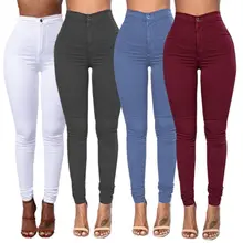 S-xxxlженские джинсовые обтягивающие джеггинсы, брюки с высокой талией, Стрейчевые джинсы, узкие брюки-карандаш, обтягивающие джинсы, женские зимние джинсы с высокой талией