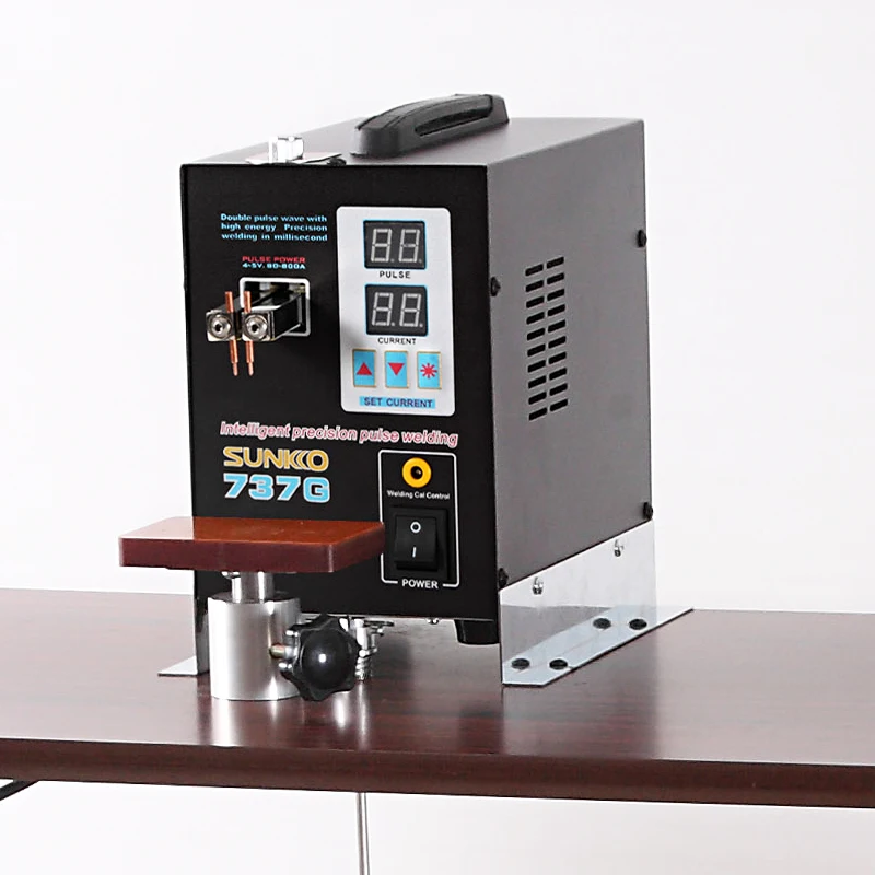 SUNKKO 737G Battery Spot welder 1.5kw LED light Spot Welding Machine for 18650 battery pack welding precision pulse spot welders SUNKKO 737G Battery Spot welder 1.5kw LED light Spot Welding Machine for 18650 battery pack welding precision pulse spot welders