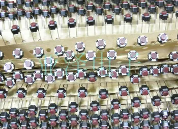 

20pcs Original EVQ11G05R tact switch 6*6*5MM 2 feet Red head light touch button