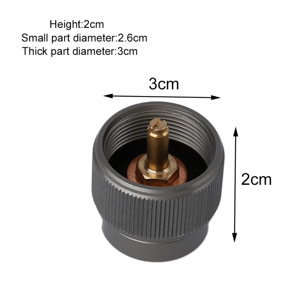 Практичный резервуар для газа пропан Вход EN417 клапан плоским бак Выход Открытый Кемпинг плита преобразовать цилиндра канистра Новый