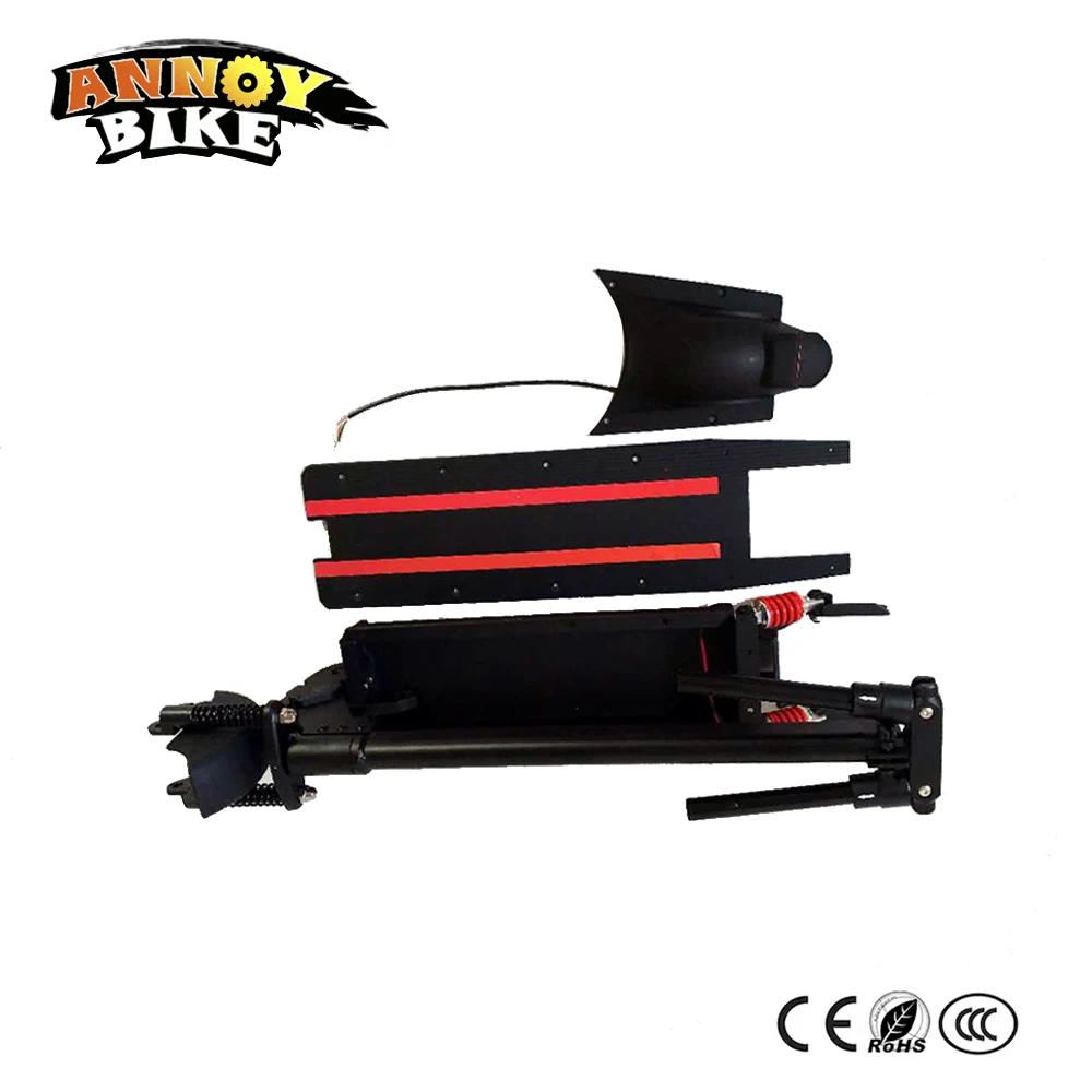 Top ANNOYBIKE 8 inch 10 inch Double Shock Absorber Kit E-Scooter Kit Electric Motorcycle Parts Bicicleta Electrica Accessories 18