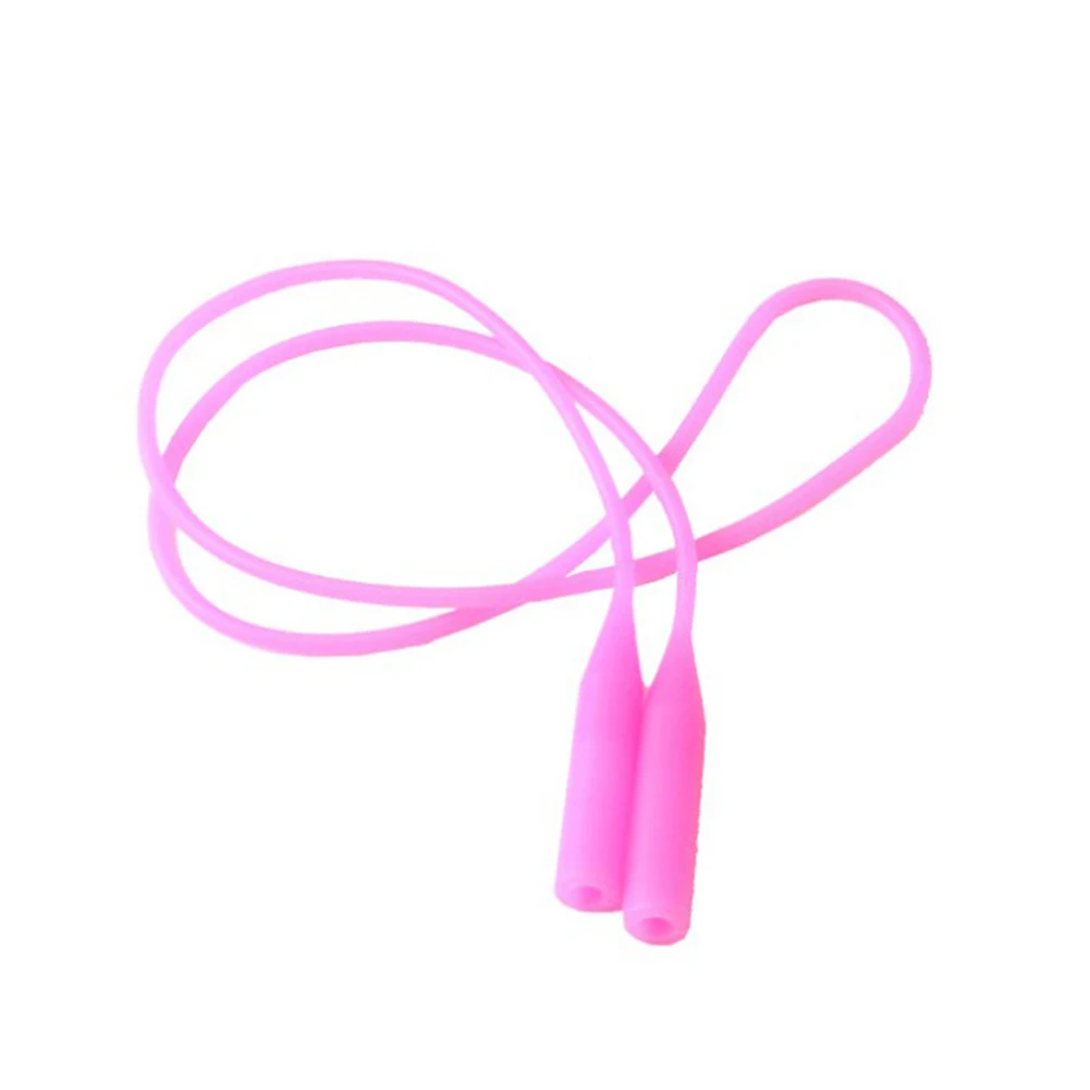 1 Pc Candy Color Elastic Silicone Eyeglasses Straps Sunglasses Chain Sports Anti-Slip String Glasses Ropes Band Cord Holder - Цвет: Rose