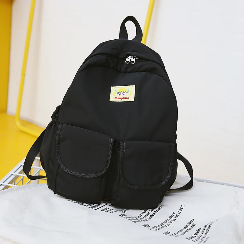 MENGHUO Women Backpacks for School Teenagers Girls Preppy Style School Bag Ladies Soft Fabric Backpack Female Book bag Mochilas (17)