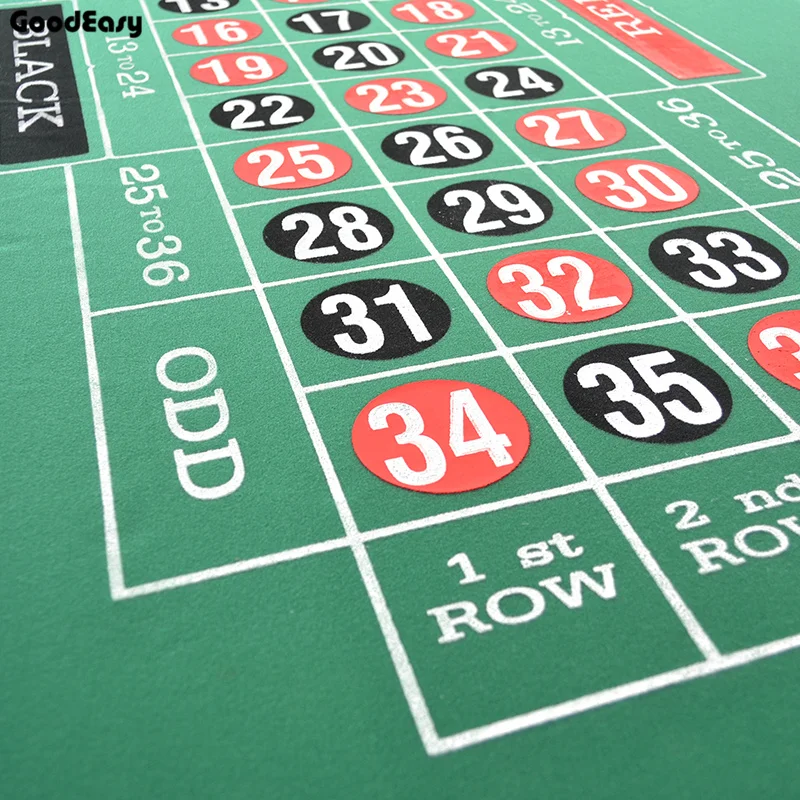  -Roulette Table Casino Foldable Table Texas Hold'em Poker Indoor Board Game Chip Accessory Factory 
