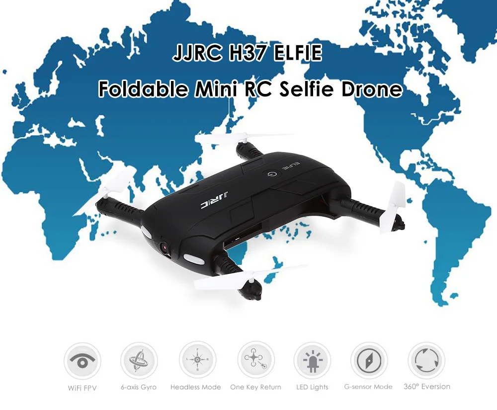 JJRC H37 RC Selfie Drones Pocket Selfie Drone Quadcopter (5)