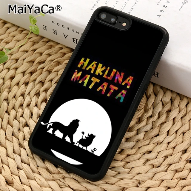 Чехол для телефона MaiYaCa hakuna matata The Lion King iPhone 5 6 s 7 8 plus 11 pro X XR XS max Samsung S6 S7 S8 S9 S10 |