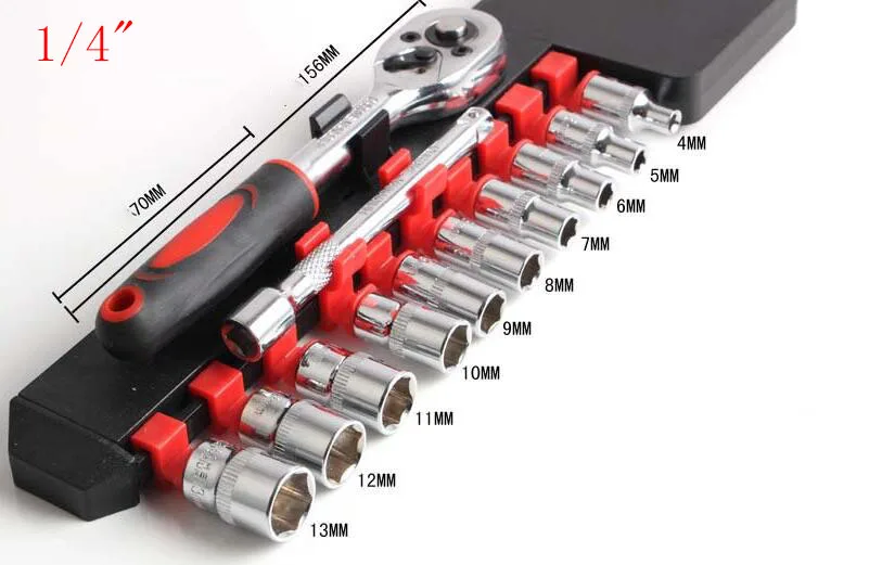 12 в 1 комбинированный набор ванадиевой стали крутящий момент трещотка набор 1/4 "3/8" CR-V "1/2 универсальный автомобиль цикл розетка гаечный ключ