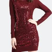 Свитеры для женщин джемпер женский свитер длинный участок Новинка Тонкий блестками свитер джемпер 122822