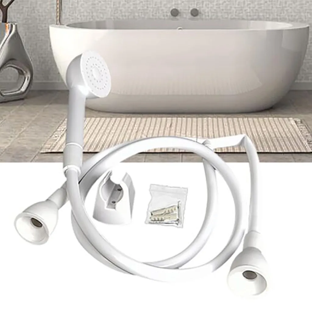 

Double Head Bathroom Shower Head Tap Bathing and Hose Hairdresser Shampoo Adjustable Handheld Children Elderly Pets Shower