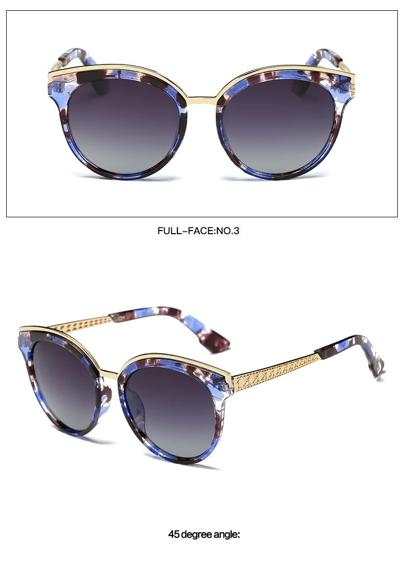 Фирменный дизайн, модные поляризованные солнцезащитные очки для женщин, винтажные Круглые Солнцезащитные очки для женщин, UV400, оттенки, для девушек, Gafas De Sol Mujer 257