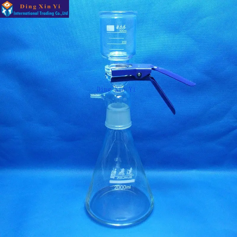 2000ml Vacuum filtration apparatus,membrane filter,Sand Core Filter