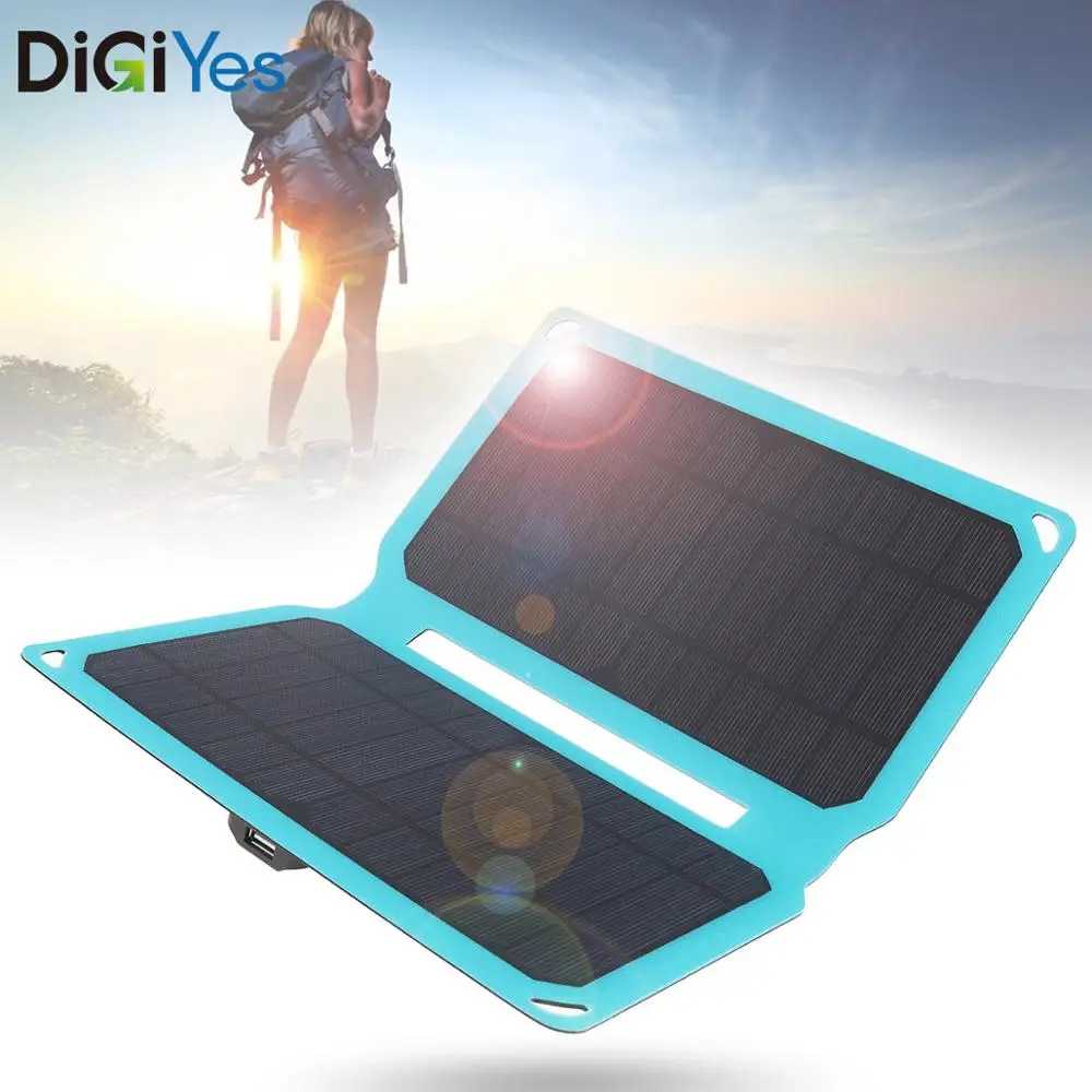 

Solar Charger 10W Solar Panel with USB Port Waterproof Foldable Camping Travel Charger for iPhone / iPad / Galaxy / Note