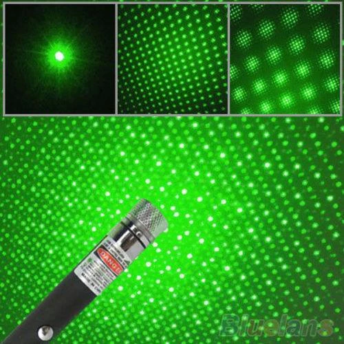 50Miles Green 5mw 532nm Laser Pointer Lazer Pen Beam Zoom Adjust Burn Star Cap