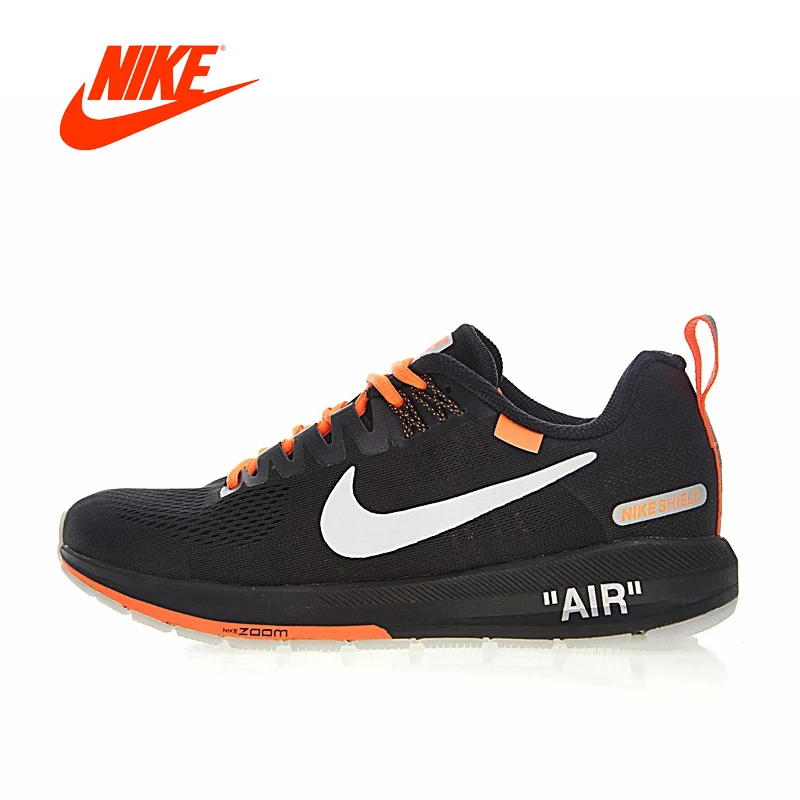 Original New Arrival Authentic OFF-WHITE x Nike Air Zoom Structure 21 Men's Running Shoes Sport Outdoor Sneakers 907324-008