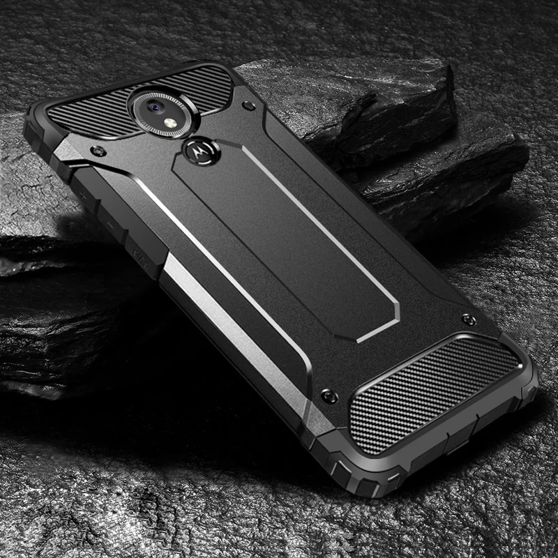 

Robot Rugged Armor Case For Moto P40 Z4 Z Play One Power Cases Shockproof Covers for Moto G5S G5 G5 E5 Plus G4 E5 Play E3