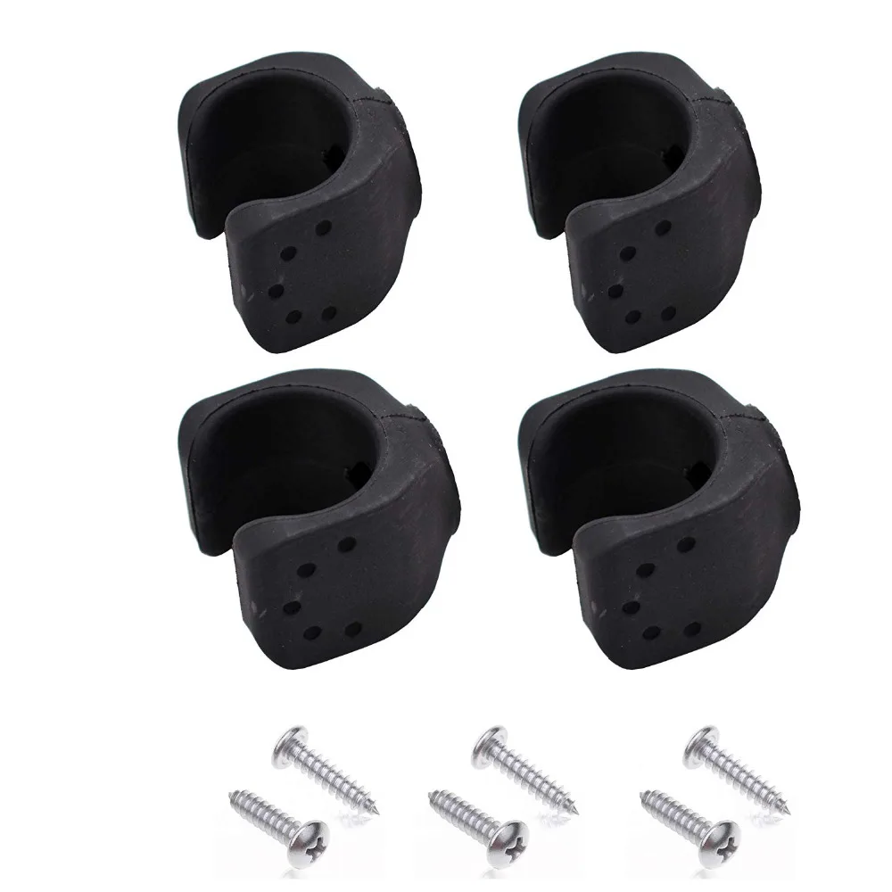 

Boat Storage Clip for Ladder Paddle, Pole Light, Hook Storage Clips for Boat - Two Big - Two Small
