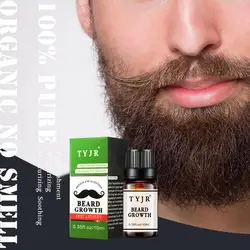 10 мл для мужчин улучшить t средства ухода за бородой Питательная Жидкость натуральные волосы прочный усы кондиционер для бороды