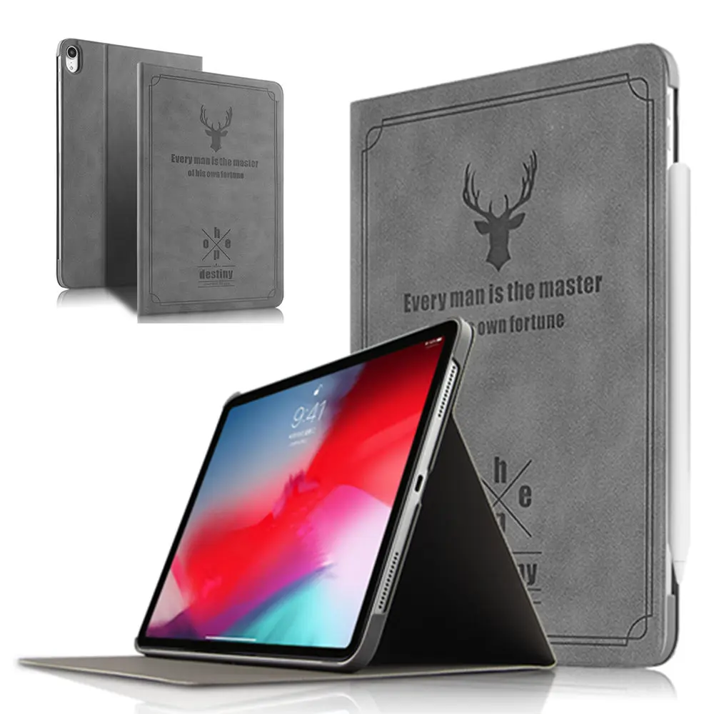 Искусственная кожа Стенд чехол для Apple ipad pro дюймов 12 9 2018 защитный новый pro12.9