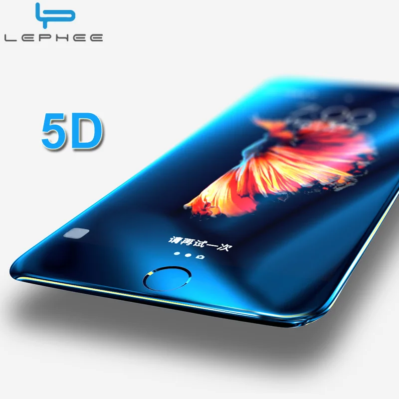 

5D Curved for iPhone 8 Plus Tempered Glass for iPhone8 Plus Screen Protector Protective Full Cover Film 3D Anti-Explosion Glass