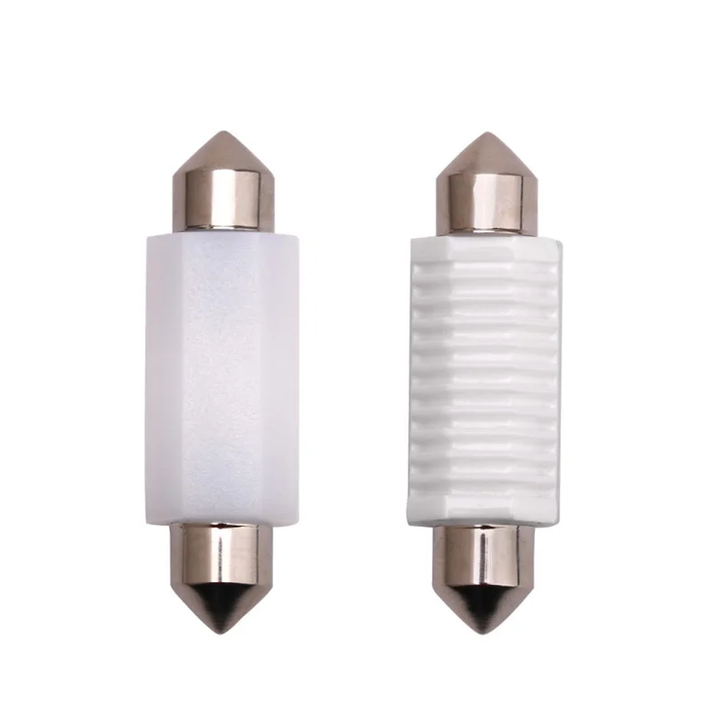 

2Pcs C5W led C10W Bulb Car Interior light Festoon 31mm 36mm 39mm 41mm SMD 3030 COB Reading Dome Lamp 12V 24V 6000K White