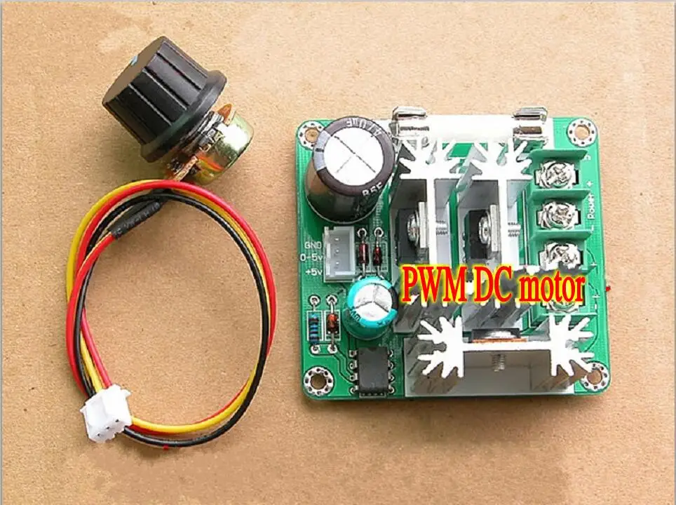 

New DC 6V-90V 15A DC Motor Speed Control PWM Controller 12V 24V 36V 48V 1000W