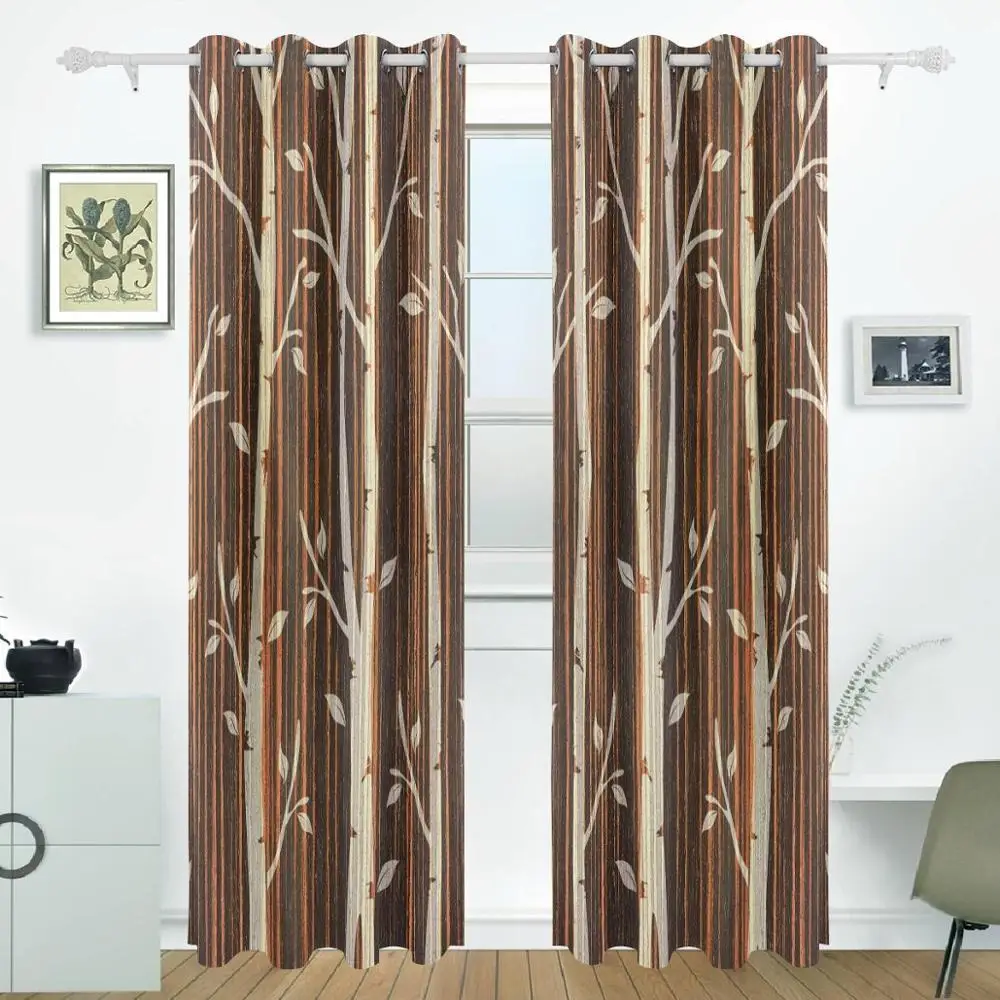 Tiger Curtains Drapes Panels Darkening Blackout Grommet Room