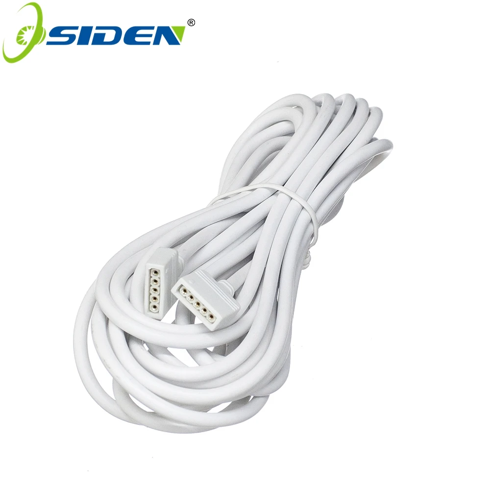 

OSIDEN led connector Extension Cable 30CM 1M 2.5M 5M 5 PIN cord Wire with 5pin for SMD 5050 3528 RGBW LED Strip light