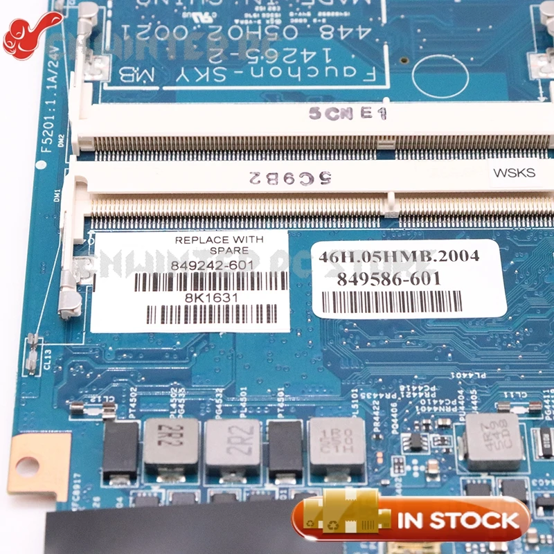 awesome  NOKOTION For HP Pavilion X360 13-S 13T-S Laptop Motherboard SR2EU i3-6100U CPU 849242-601 849242-00