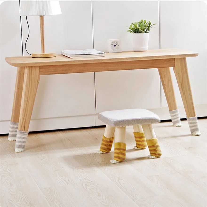 Обеденный стол стул для ног носки цветочный набор чехлов пинетки носки для стула 4 шт./компл. защита для пола#1221 A1