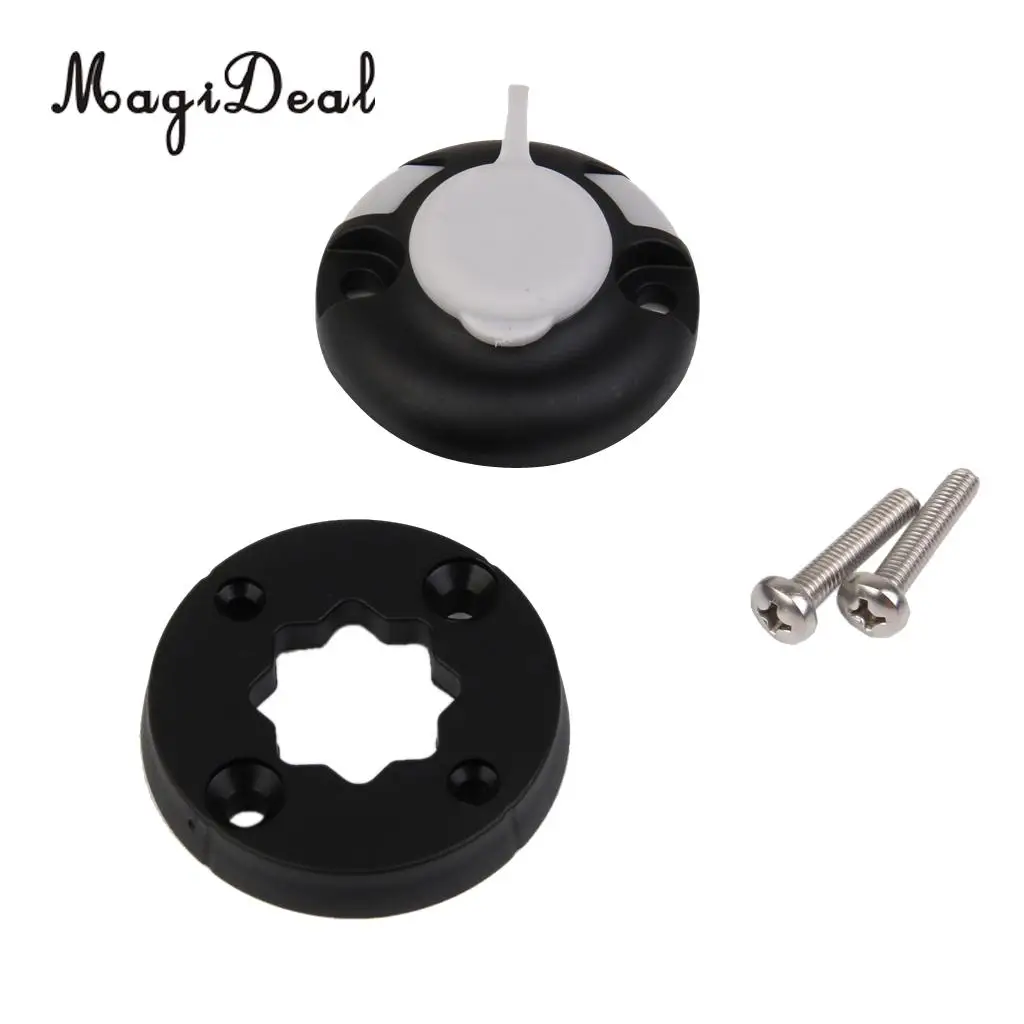 2PCS Premium Nylon 360 Degree Rotatable Adjustable Fishing Rod Holder Boat Fishing Rod Holder Rack with mount base and screws