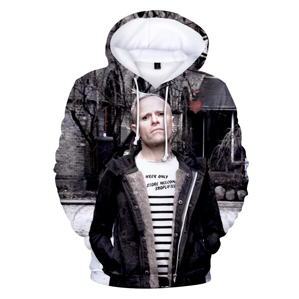 The Prodigy Lead vocal КИТ Флинт 3D толстовки для мужчин и женщин Harajuku Толстовка с длинным рукавом толстовки с принтом КИТ Флинт толстовки