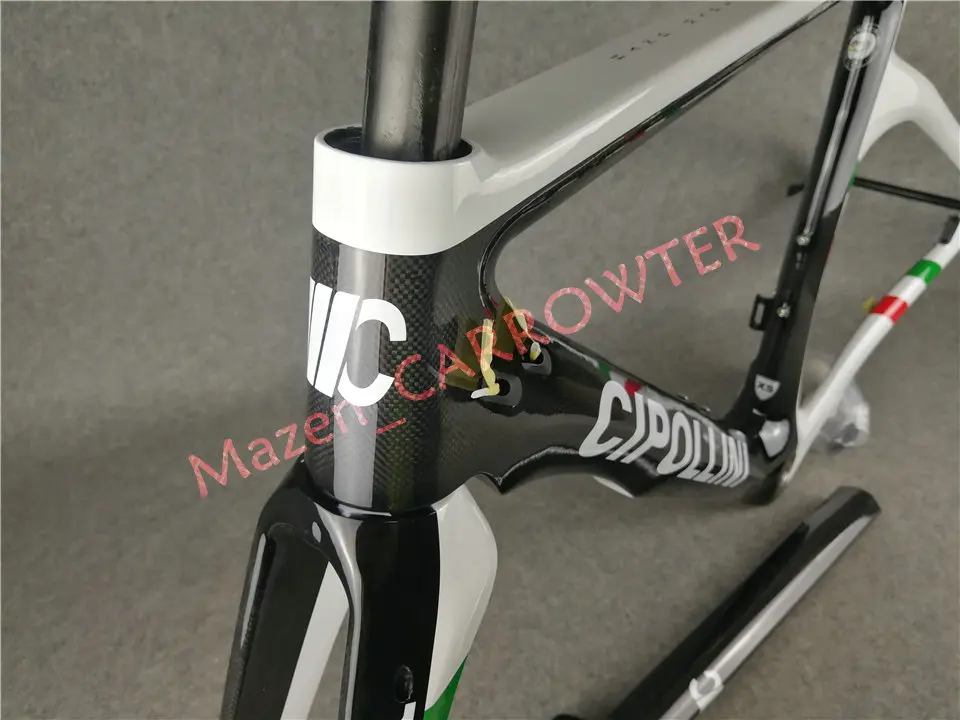 MCipollini чемпион мира T1100 3K глянцевый NK1K диск карбоновая дорожная рама для