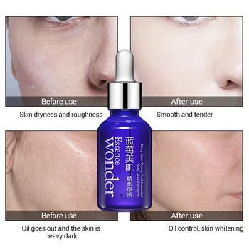 

BIOAQUA Blueberry Hyaluronic Acid Liquid Skin Care Anti Wrinkle Collagen Essence Face Care Whitening Moisturizing Oil