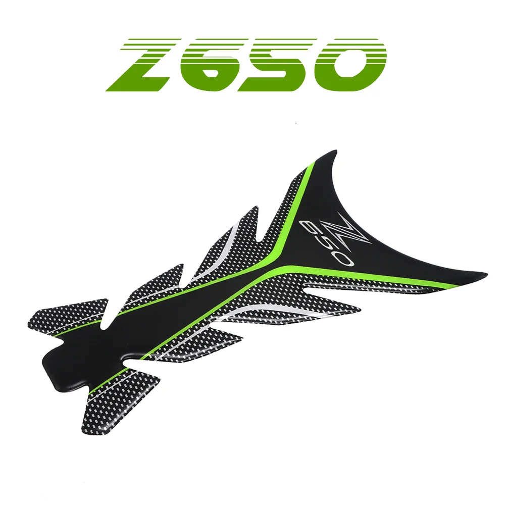 Мото для Kawasaki Z650 Z 650 газовый топливный бак накладка Защитная Наклейка рыбья кость 3D аксессуары для мотоциклов Z650 наклейка высокого качества
