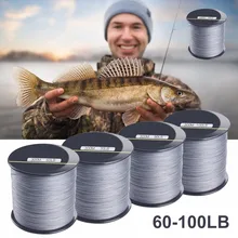 300 м многонитевая PE плетеная рыболовная леска 6,0-10,0# 60-100LB супер сильная материнская леска Рыболовный набор лент pesca