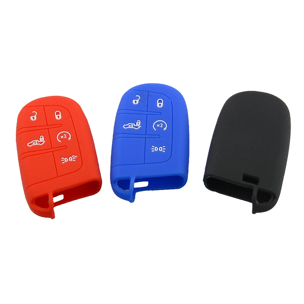 5 buttons silicone car key case for Chrysler 2