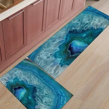 Синий кристалл мрамор дикий agate1 аксессуары для ванной комнаты Набор грязи мусора грязи ловушка ботинок скребок для обуви области бегунов персонализированные