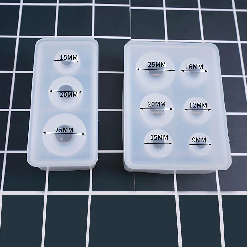 

1pc Crystal Ball Silicon Mold Epoxy Resin Beads Making DIY Necklace Pendant Craft Tool Accessories Handmade Jewellery Tools SL