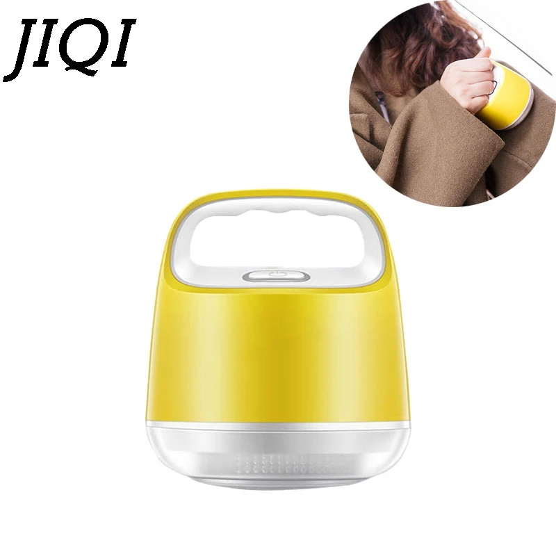 

JIQI Portable Mini Rechargeable Clothes Pill Fluff Lint Remover USB Electric Fabric Sweater Carpets Trimmer Hair Ball Cut Shaver