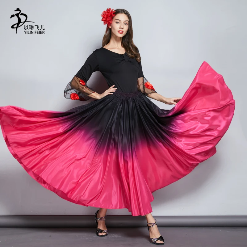 Юбка в стиле фламенко танец живота костюм испанская юбка