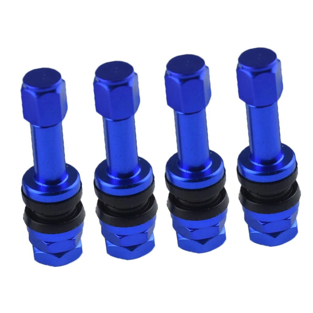 4 Pieces TR48E Wheel Rim Tire Valve Stem Car Truck Motorcycle Aluminum Construction Outstanding Heat