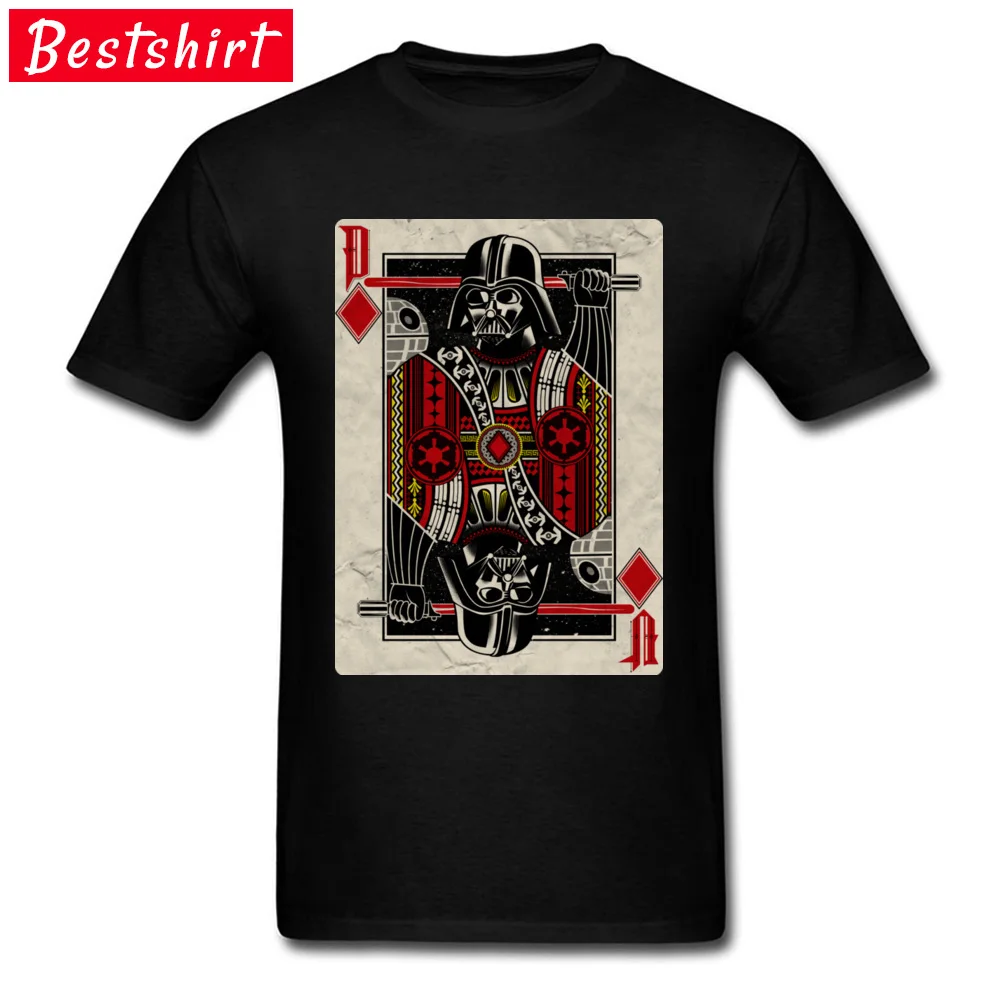 

2018 Newest Short Sleeve Men T Shirt Starwars Darth Vader Trump Card Summer Autumn Top T-shirts Crewneck Cool Avengers Tees