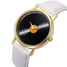 2017 Relogio Feminino Womens simple style Design Leather Band Analog Alloy Quartz Wrist Watch #0719
