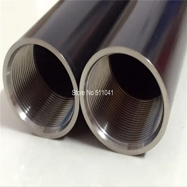 

titanium thread tube titanium tubing with thread 40mm*5mm*500mm