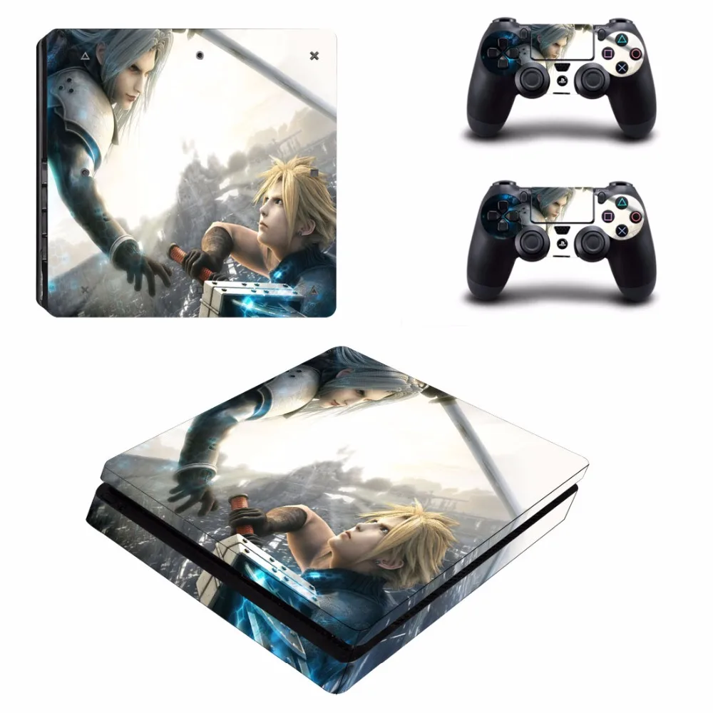 Игра Final Fantasy PS4 тонкая кожа Стикеры для Sony Игровые приставки 4 консоли и 2