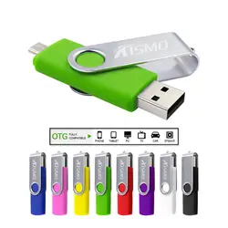 Kismo Android USB флэш-накопитель 8G 16G 32G 64G портативный флэш-накопитель Красочный USB карта памяти смартфон с USB флэш-накопитель подарок U диск