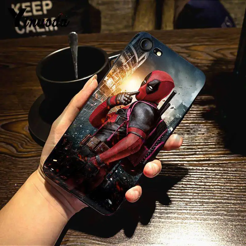 Yinuoda для iphone 7 6 X Чехол Дэдпул Железный человек Marvel Мстители чехол для телефона для iphone 11 Pro Max 7X6 6S 8 Plus 5 5S SE 5C - Цвет: 5